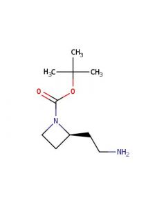 Astatech TERT-BUTYL (S)-2-(2-AMINOETHYL)AZETIDINE-1-CARBOXYLATE, 95.00% Purity, 0.1G